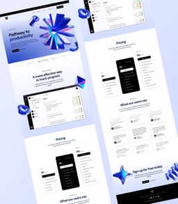 Saas Product landing page